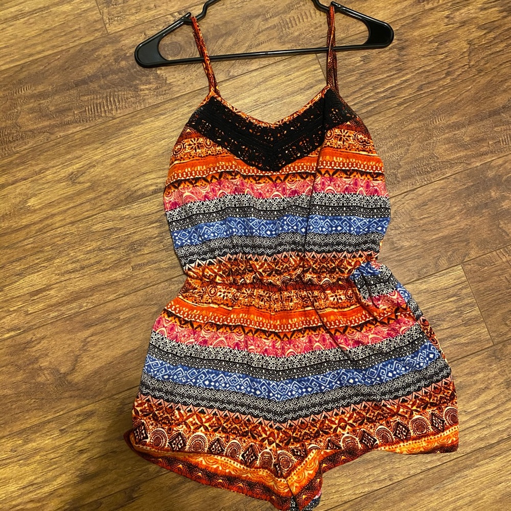 Multi colored romper